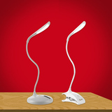 LED台灯 创意学习护眼台灯 卧室触摸阅读灯 USB充电夹子灯